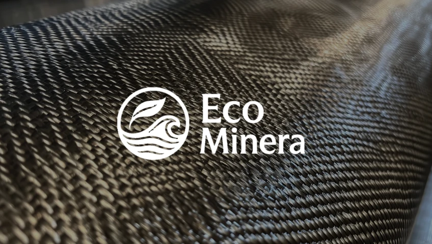 Panel of mineral-fibre composite showcasing lightweight, fire-resistant, corrosion-proof properties.